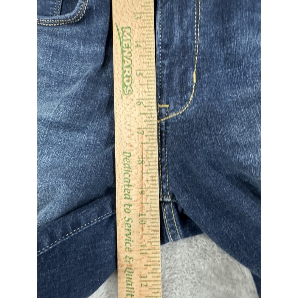 Levis Jeans Womens W30 L30 Skinny Comfort Stretch Whiskered Mid Rise Dark‎ Blue - Picture 14 of 16